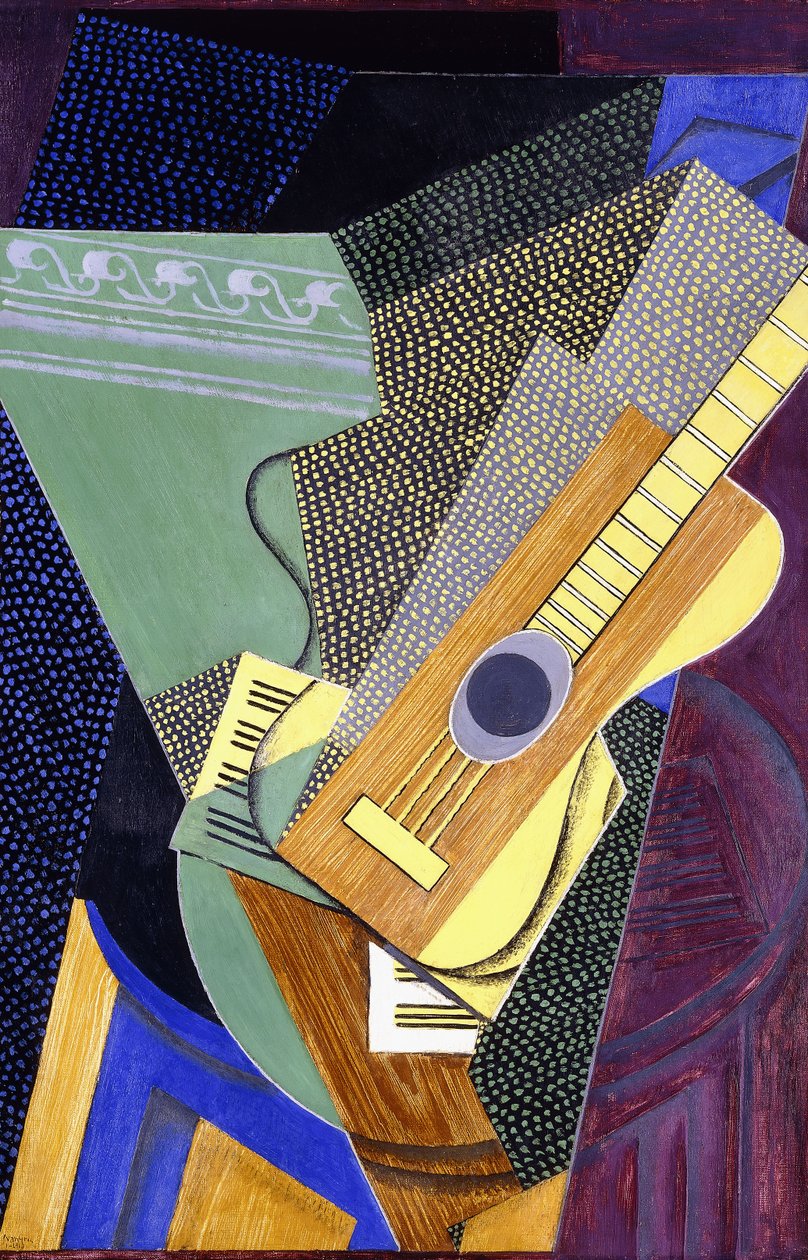Gitár az asztalon; Gitár az asztalon, 1916 alkotó: Juan Gris