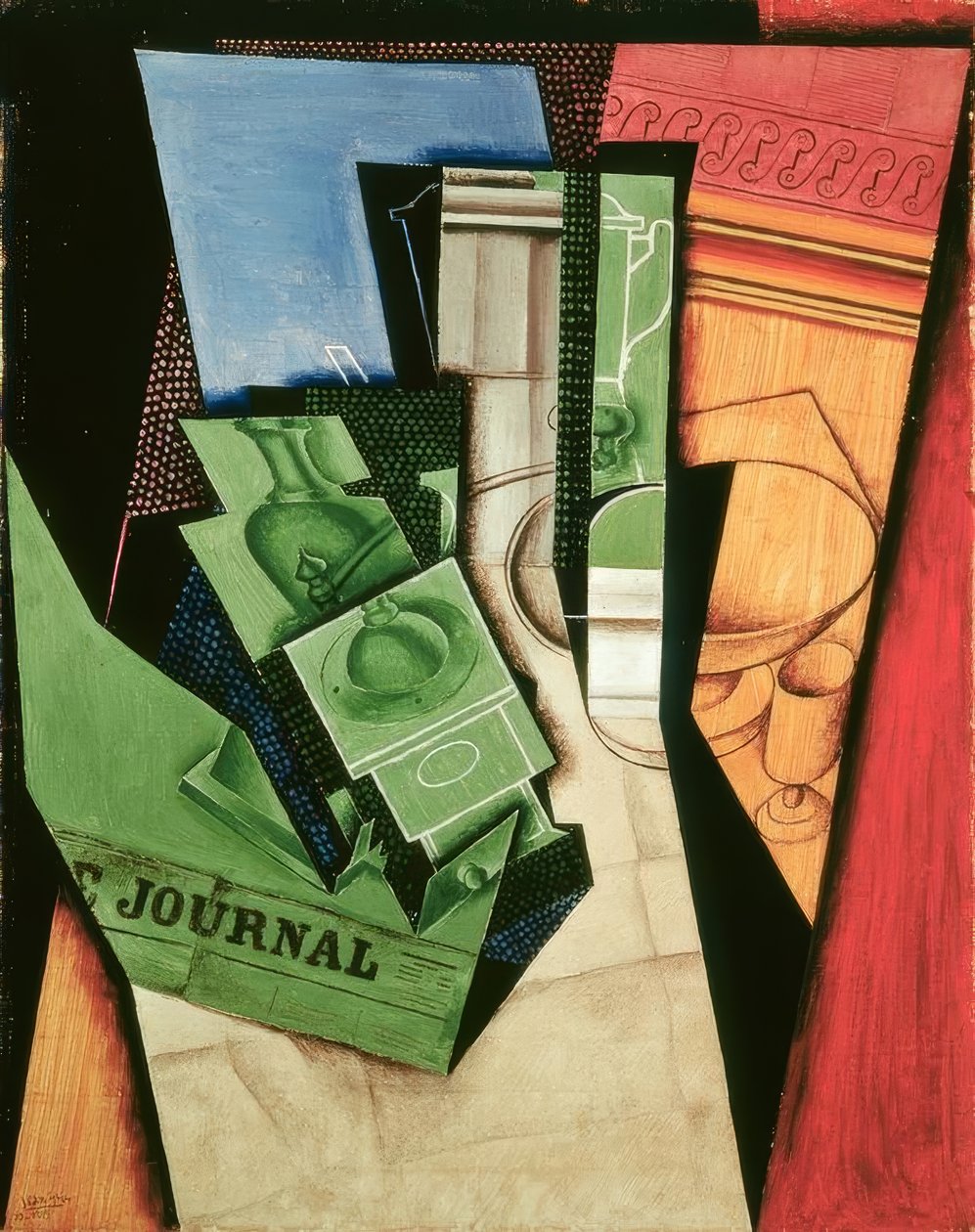 J. Gris: A reggeli, 1915 alkotó: Juan Gris