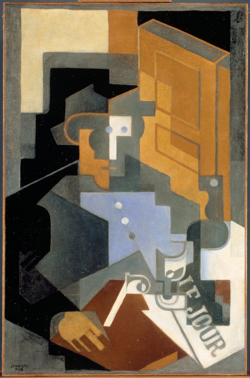 Touraine-i férfi, 1918. alkotó: Juan Gris