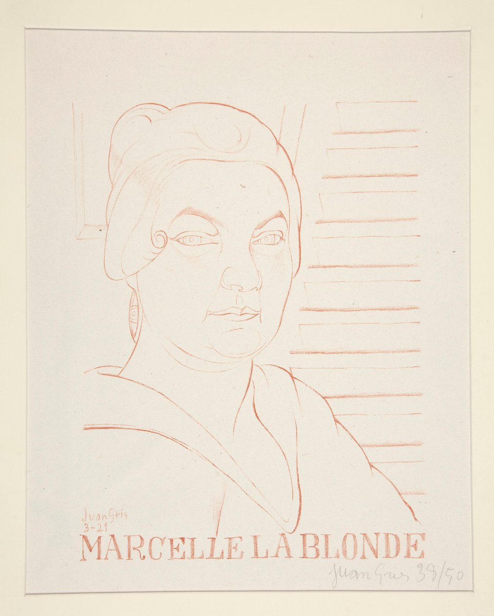 Marcelle La Blonde alkotó: Juan Gris