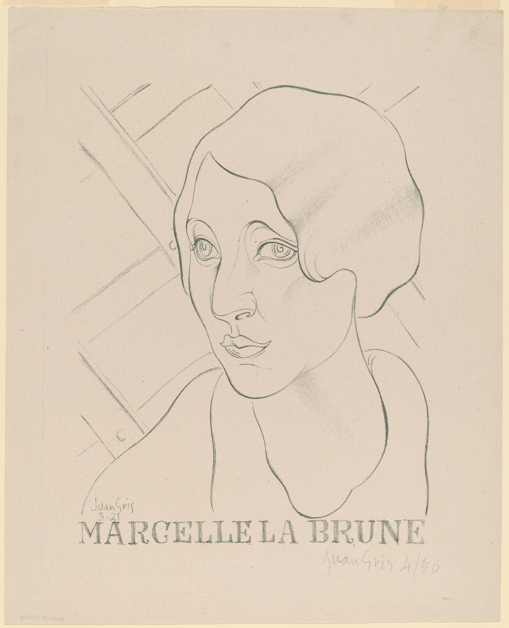 Barna Marcelle alkotó: Juan Gris