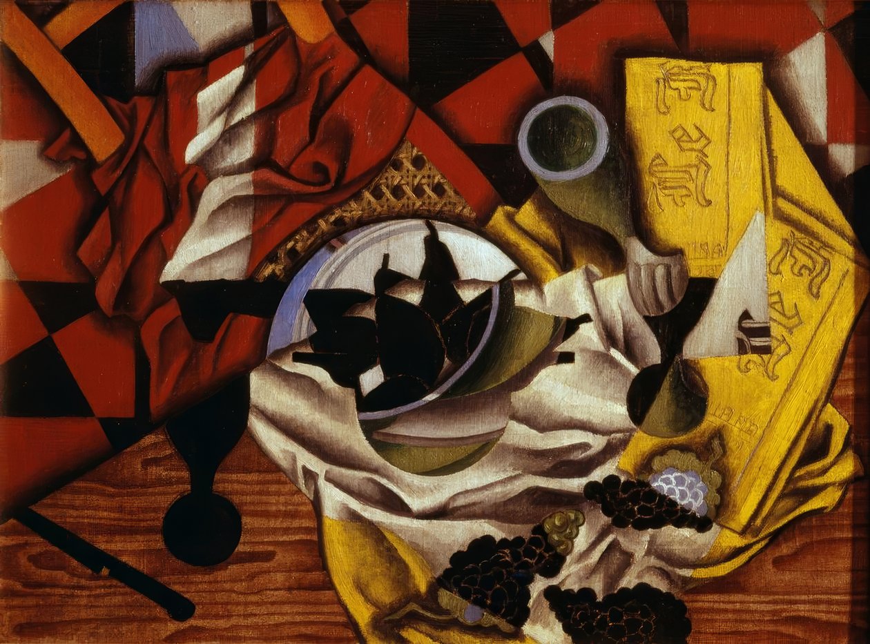 Csendélet szőlővel és körtével alkotó: Juan Gris