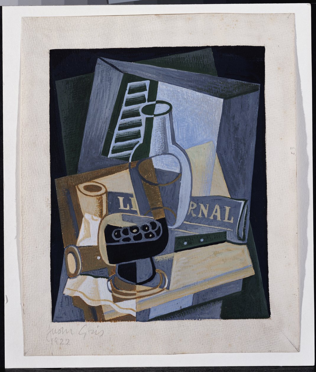 Csendélet az ablak előtt, 1922 alkotó: Juan Gris