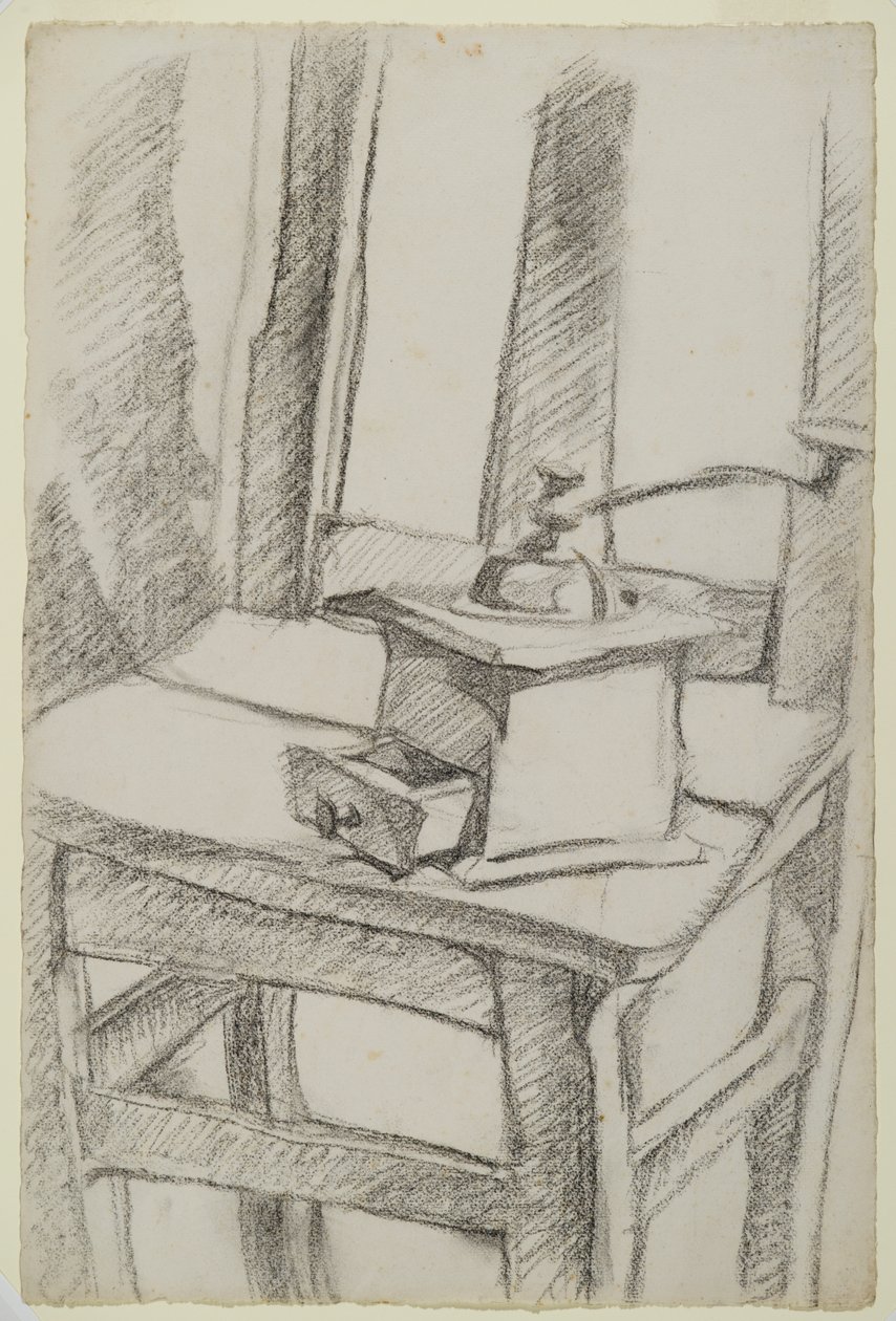 A kávédaráló (Le Moulin à Café), 1911 (szén, fektetett papíron) alkotó: Juan Gris