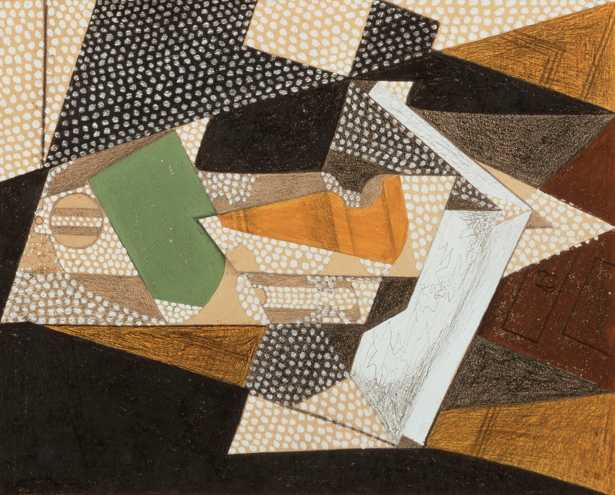 A lámpa, 1916 alkotó: Juan Gris