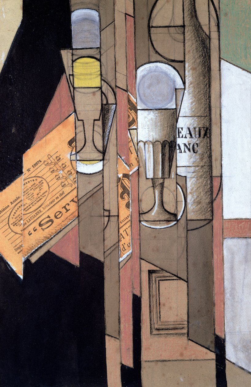 Fehér Bordeaux alkotó: Juan Gris