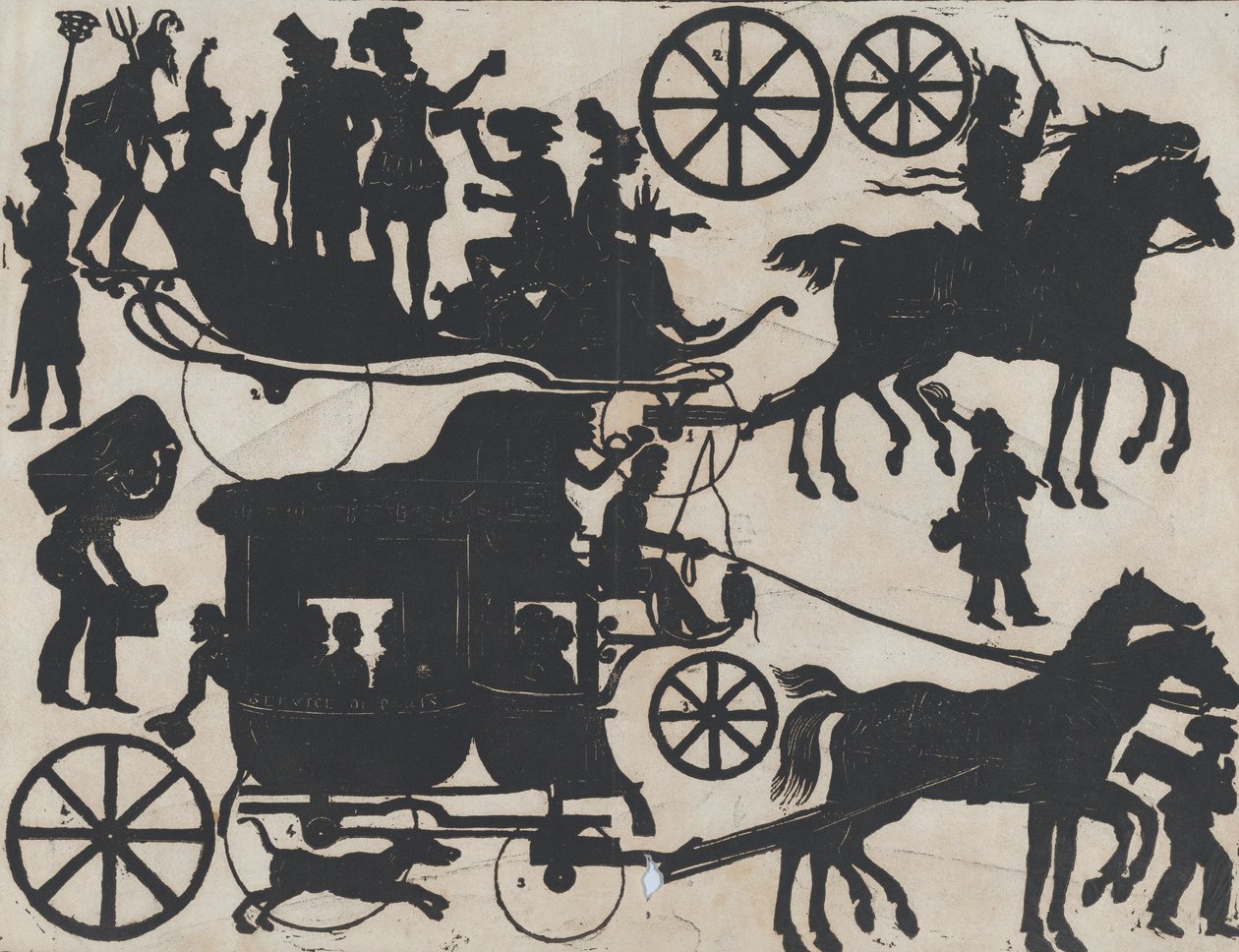 5. lap a kínai árnybábok figuráiról, kb. 1850-70. alkotó: Juan Llorens