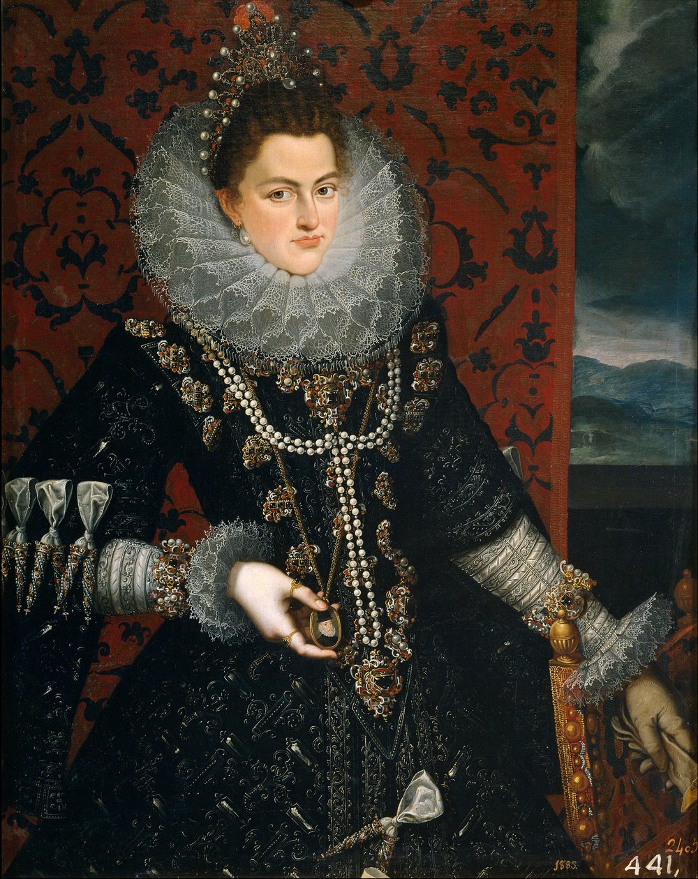 Isabelle Claire Eugenie osztrák (Isabelle spanyol alkotó: Juan Pantoja de la Cruz