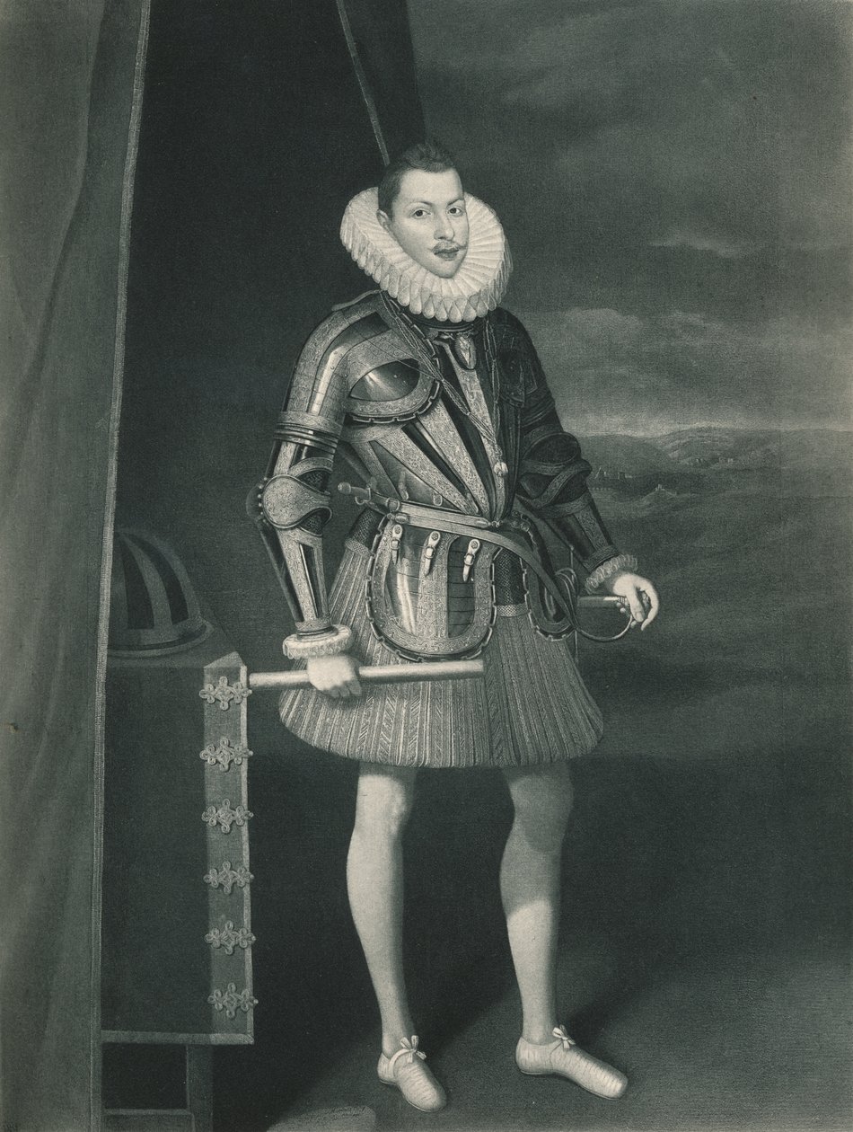 III. Fülöp a páncélszekrényben, 1605, 1904 alkotó: Juan Pantoja de la Cruz