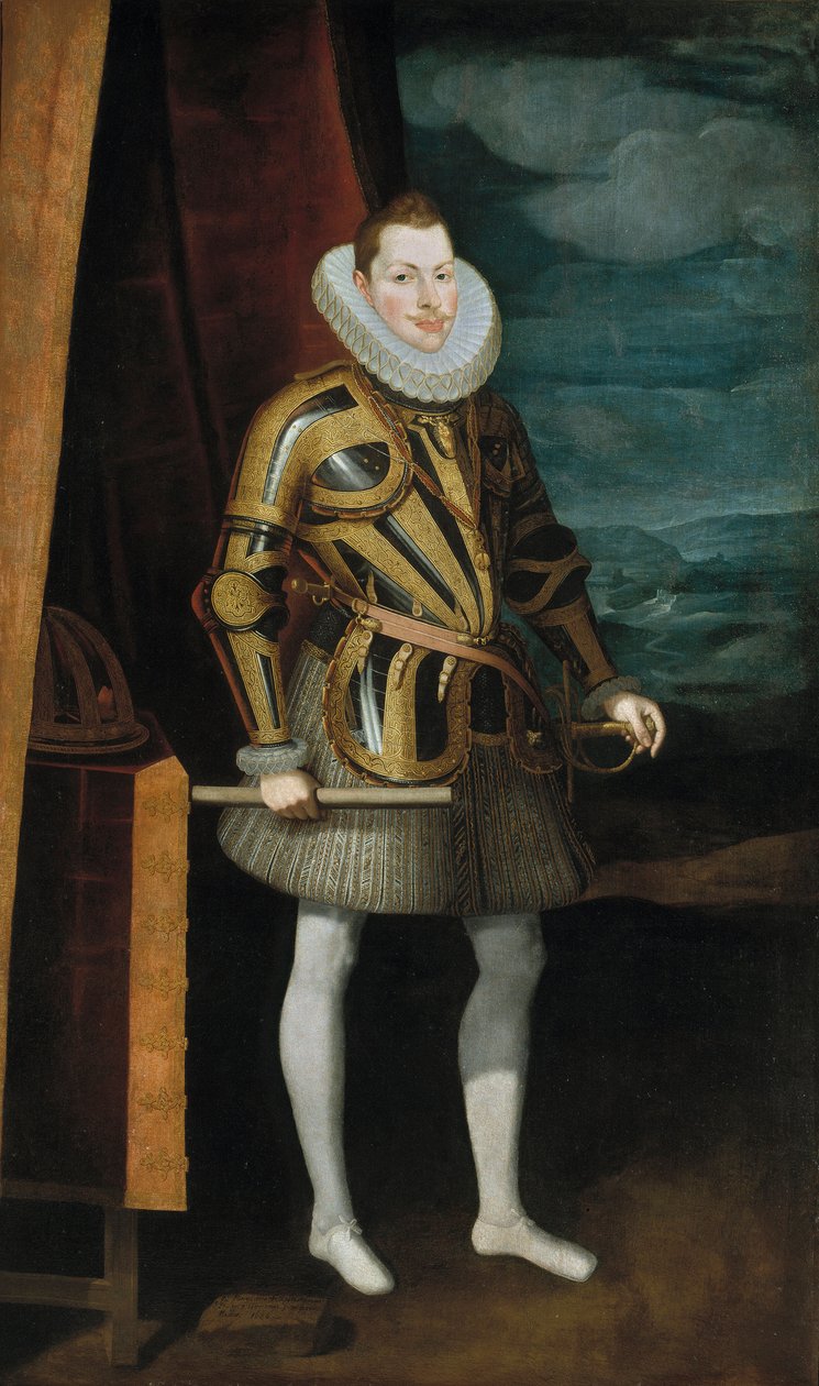 III. Fülöp Spanyolország – III. Fülöp (1578-1621), Spanyolország és Portugália királyának portréja, Pantoja de la Cruz, Juan (1553-1608) alkotó: Juan Pantoja de la Cruz