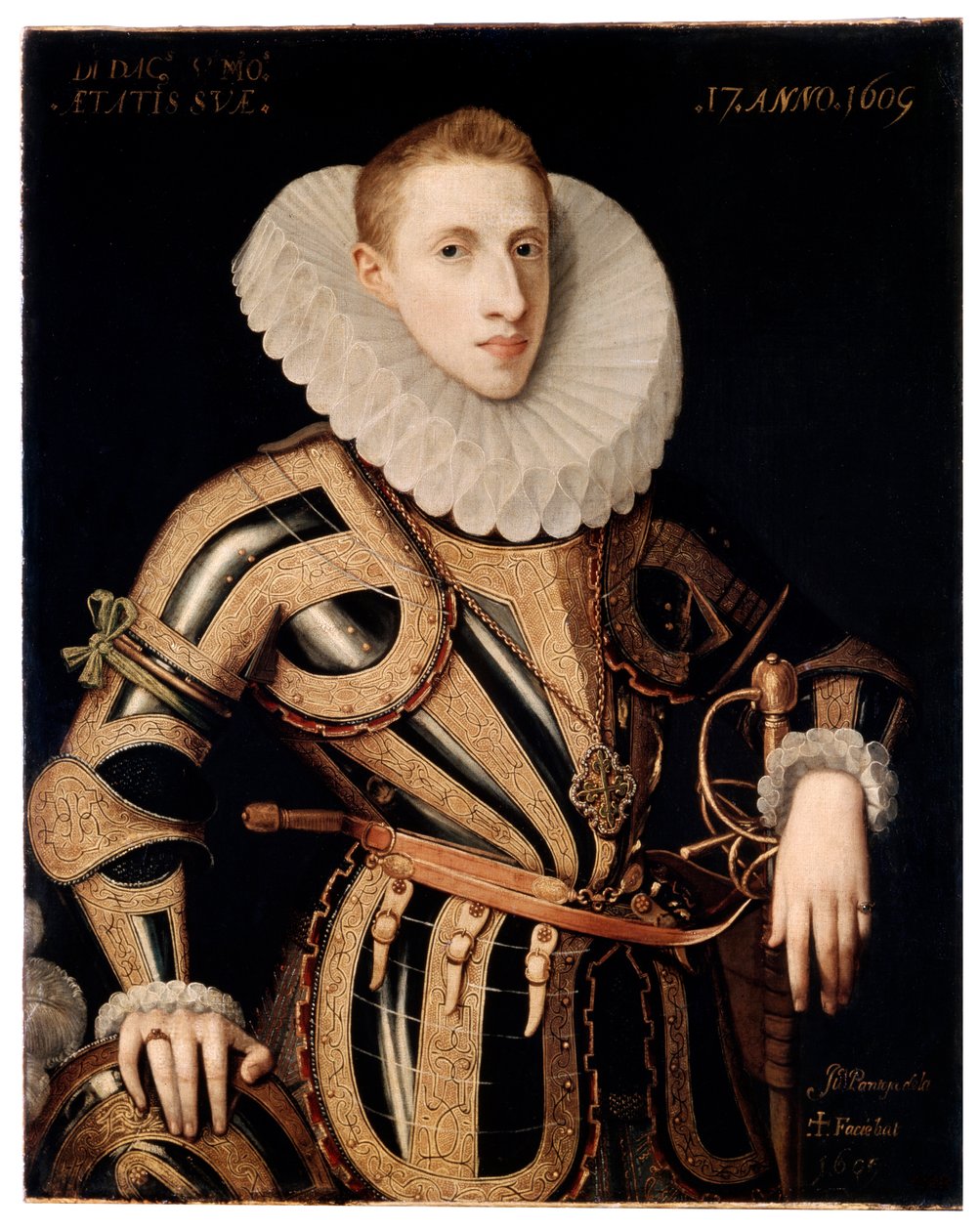 Don Diego de Villamayor portréja, 1605. alkotó: Juan Pantoja de la Cruz
