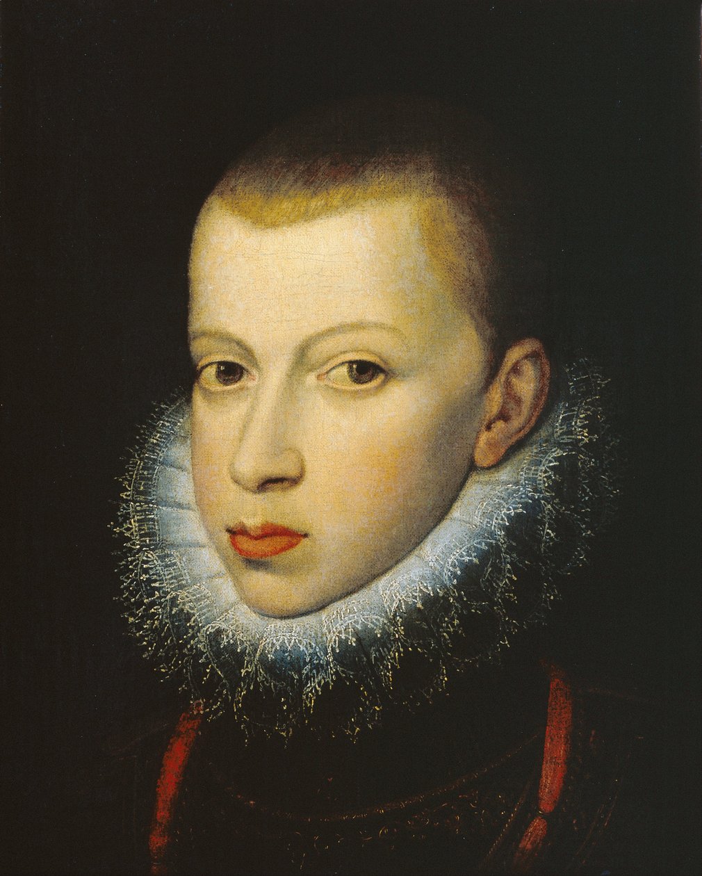 III. Fülöp 1578-1621 spanyol és portugál király portréja alkotó: Juan Pantoja de la Cruz