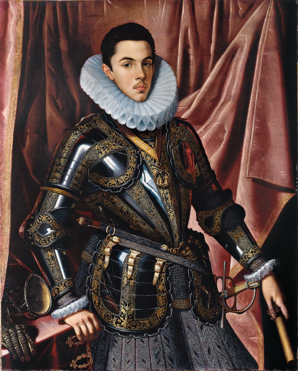 Fülöp Emmanuel Savoyai herceg portréja 15861605, kb. 1604 alkotó: Juan Pantoja de la Cruz