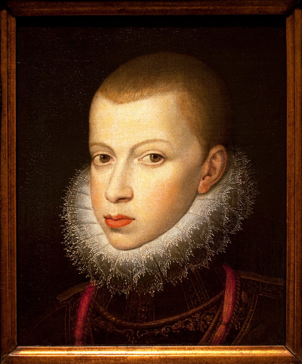 III. Fülöp herceg portréja (Castella III. Felip, akit Jámborként ismernek alkotó: Juan Pantoja de la Cruz