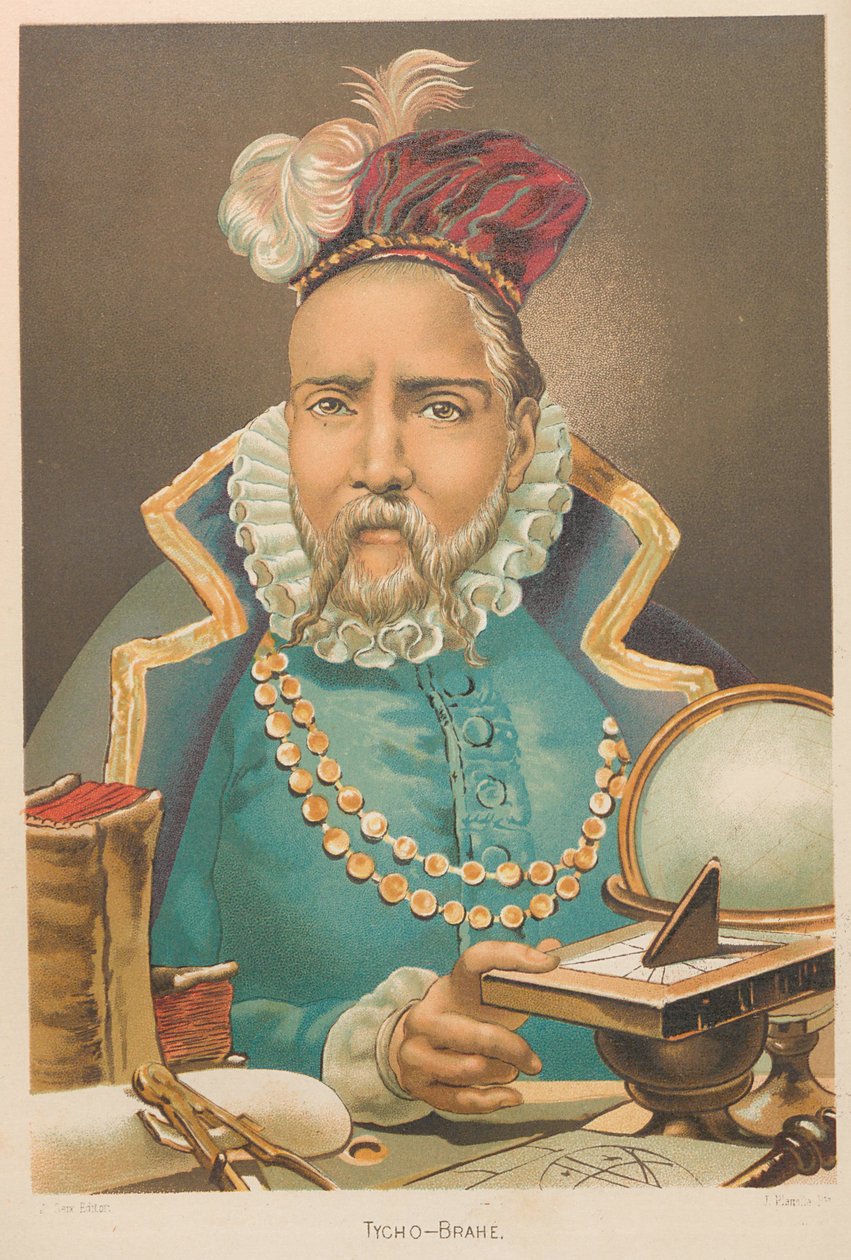 Tycho Brahe portréja 1546-1601, 1879. alkotó: Juan Planella y Rodríguez