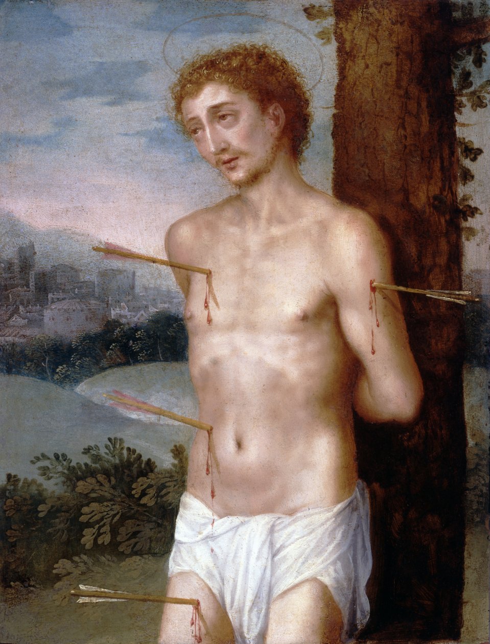 Saint Sebastian, 1603 körül (olaj, réz) alkotó: Juan Sanchez Cotan