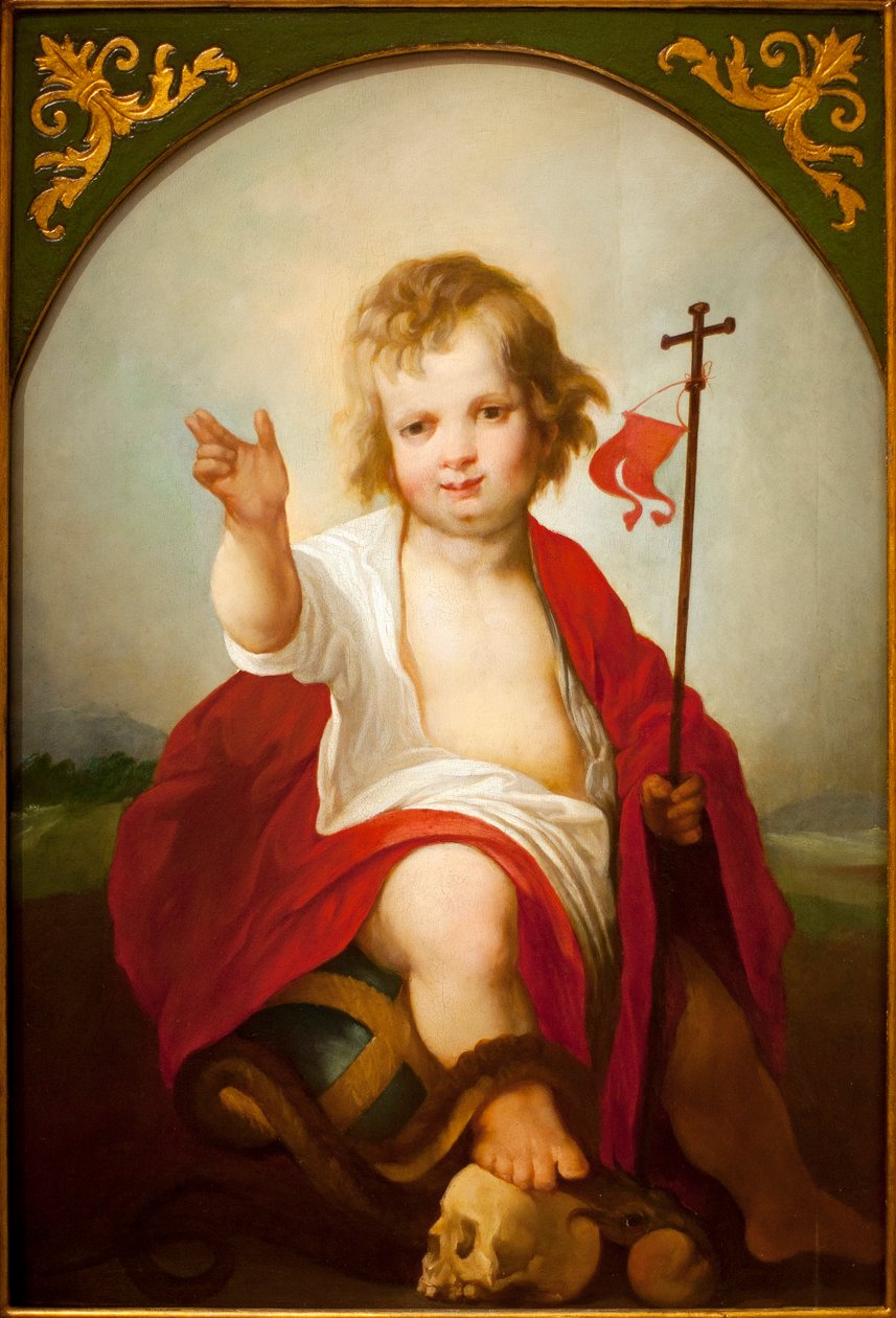 A gyermek Jézus Megváltó - Juan de Roelas festménye (kb. 1558/1560-1625), olaj, vászon, kb. 1610 – Sevillai Szépművészeti Múzeum, Spanyolország alkotó: Juan de Roelas
