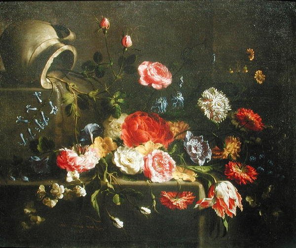 Korsóból hullott virágok, 1665 alkotó: Juan de Arellano