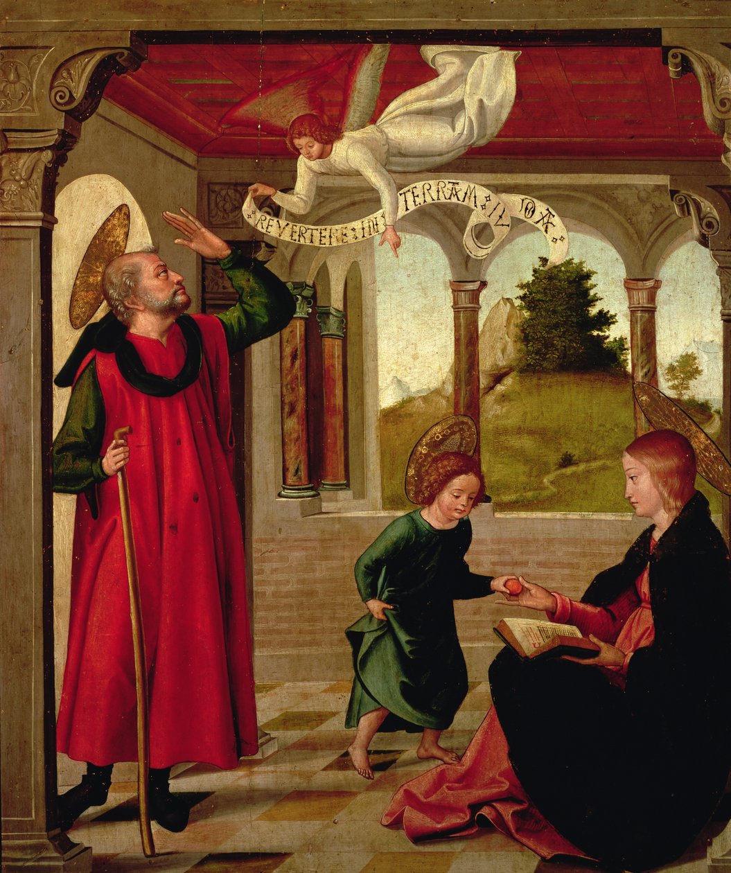 A Szent Család, 1535 körül alkotó: Juan de Borgoña