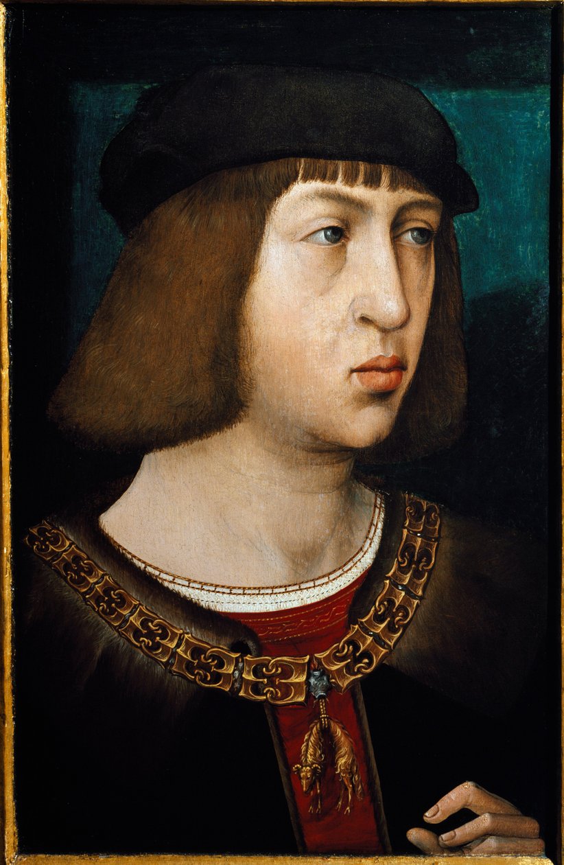 I. Fülöp kasztíliai király portréja (Habsburg Fülöp Szép Fülöpnek nevezte) alkotó: Juan de Flandes