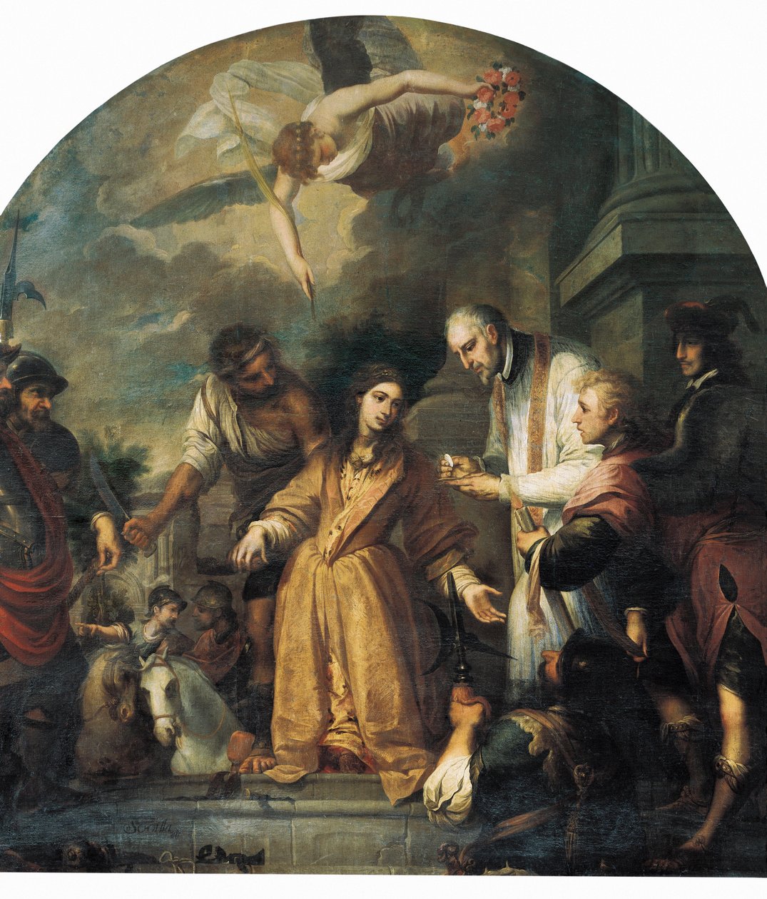 Szent Agáta utolsó áldozása alkotó: Juan de Sevilla Romero y Escalante