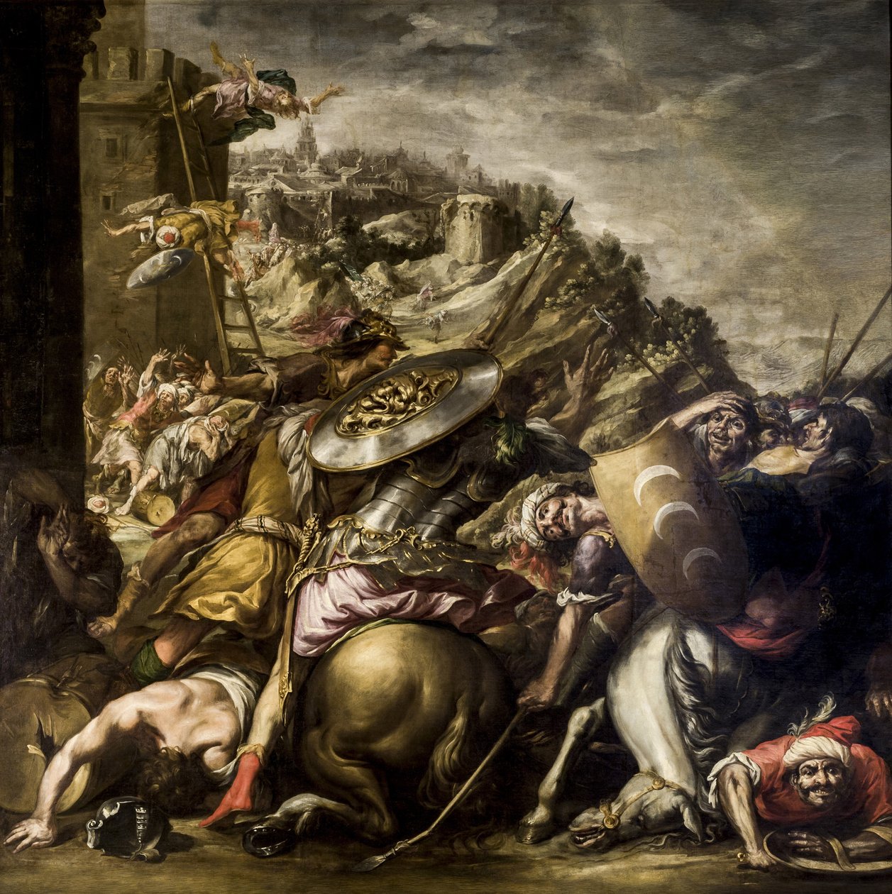 Barokk: A szaracénok veresége par Valdes Leal, Juan de (1622-1690) alkotó: Juan de Valdes Leal