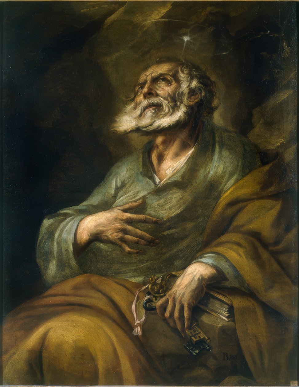 Der reuige Petrus alkotó: Juan de Valdes Leal