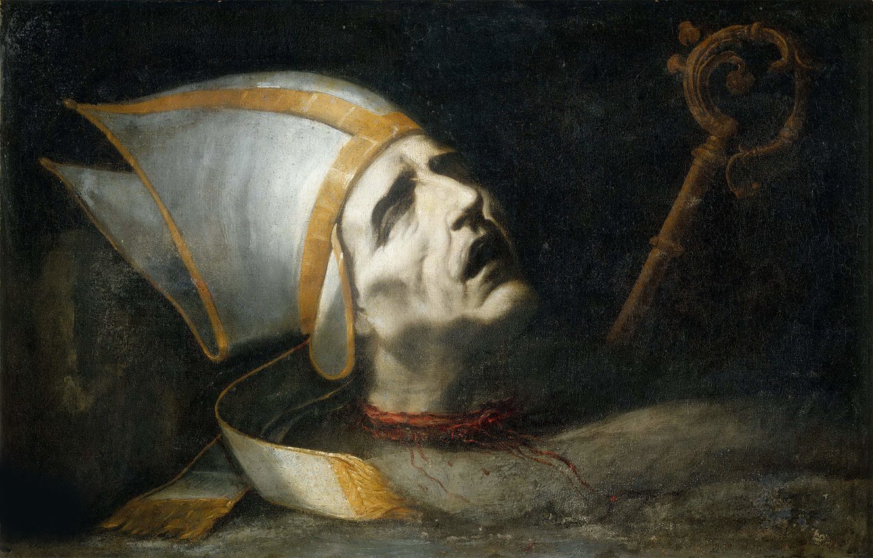 Szent Fulgentius feje alkotó: Juan de Valdes Leal