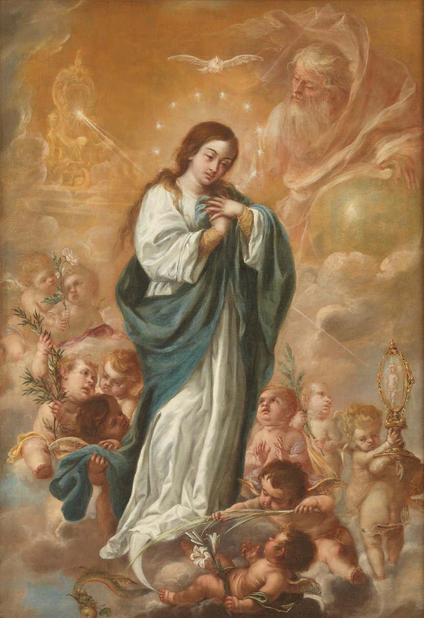 A Szűzanya szeplőtelen fogantatása, 1682. alkotó: Juan de Valdes Leal