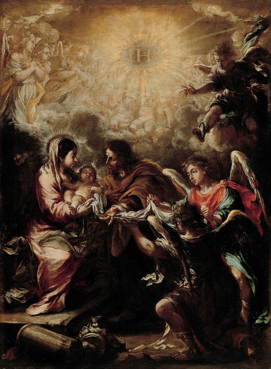 Jézus nevének adományozása alkotó: Juan de Valdes Leal