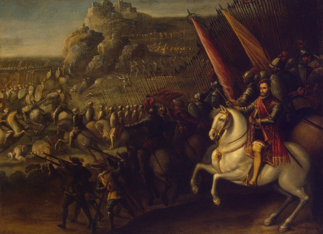 Csatajelenet, 1643 alkotó: Juan de la Corte