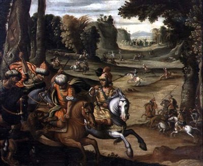 Az oroszlánvadászat alkotó: Juan de la Corte