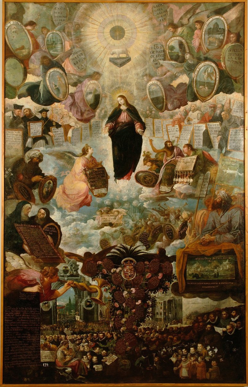 A Szeplőtelen Szűz allegóriája alkotó: Juan de las Roelas