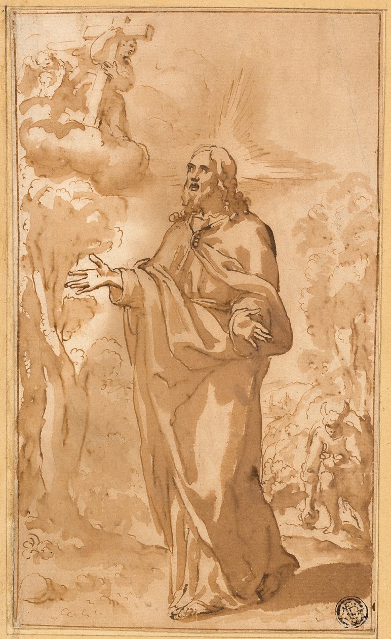 Krisztus a pusztában alkotó: Juan del Castillo