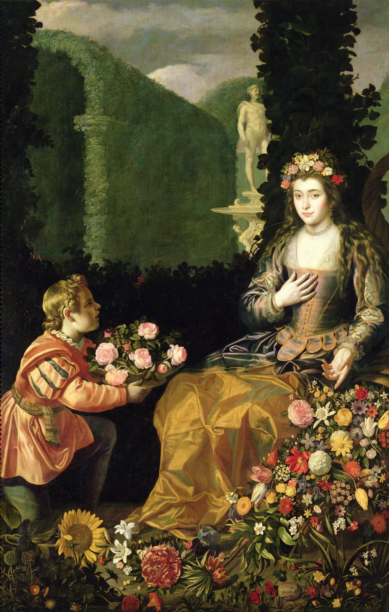 Felajánlás Flórának, 1627 alkotó: Juan der Hamen y van León