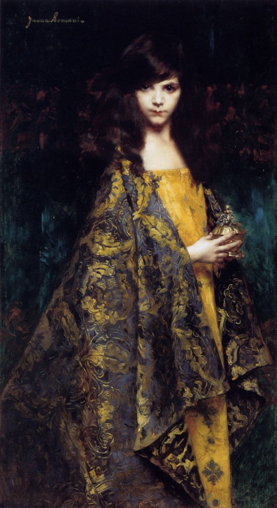 Lány portré alkotó: Juana Romani