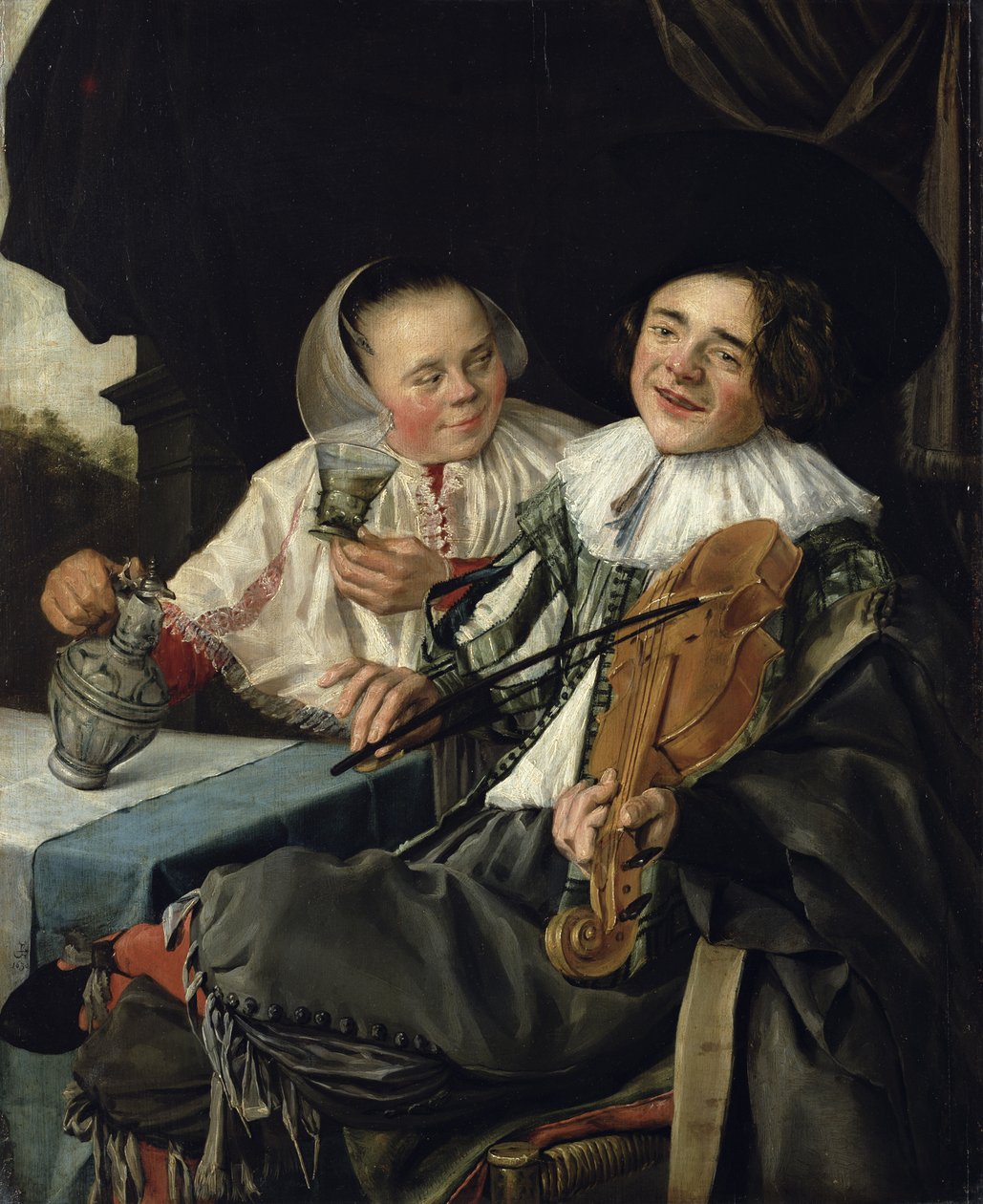 Vidám társaság, 1630 alkotó: Judith Leyster