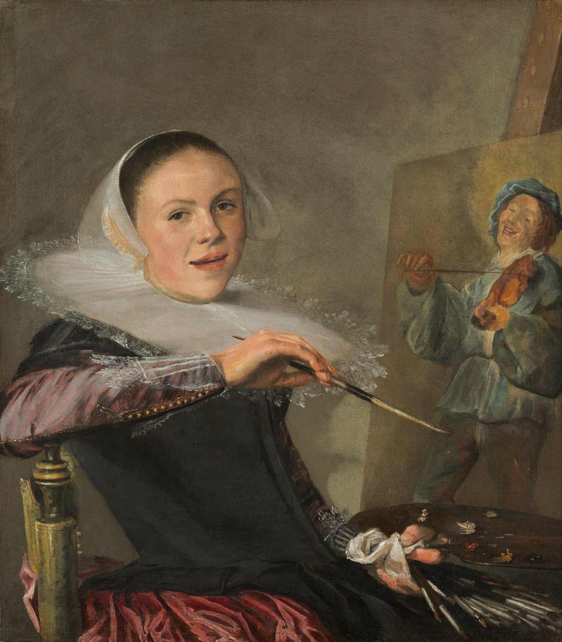 Önarckép alkotó: Judith Leyster