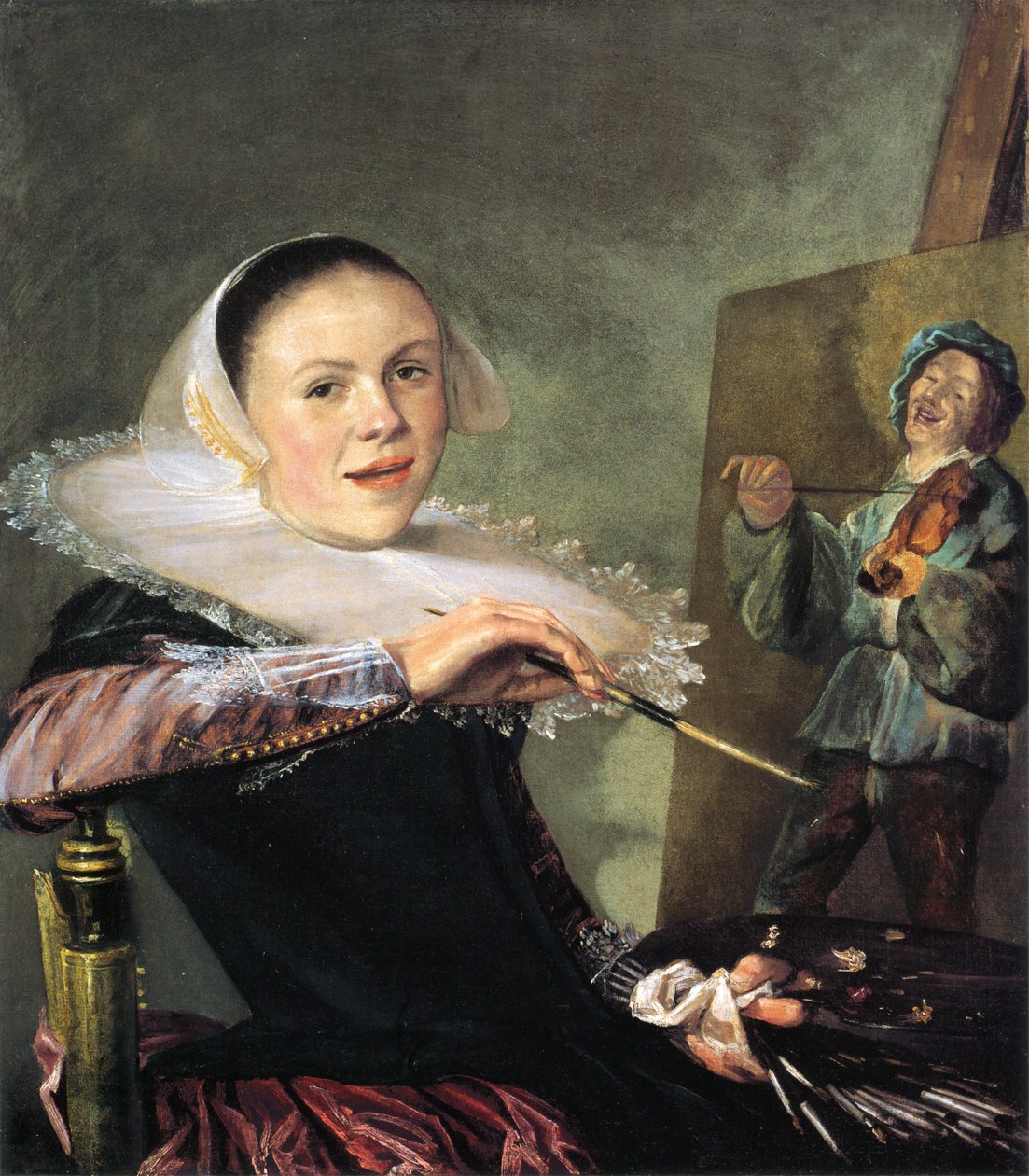 Önarckép alkotó: Judith Leyster