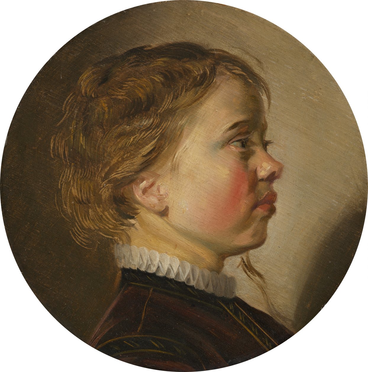 Fiatal fiú profiljában alkotó: Judith Leyster