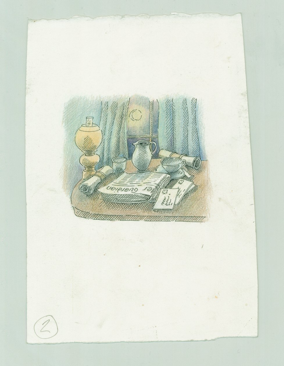 Scarborough német haditengerészeti bombázása, North Yorkshire, 1914, 2014. alkotó: Judith Dobie