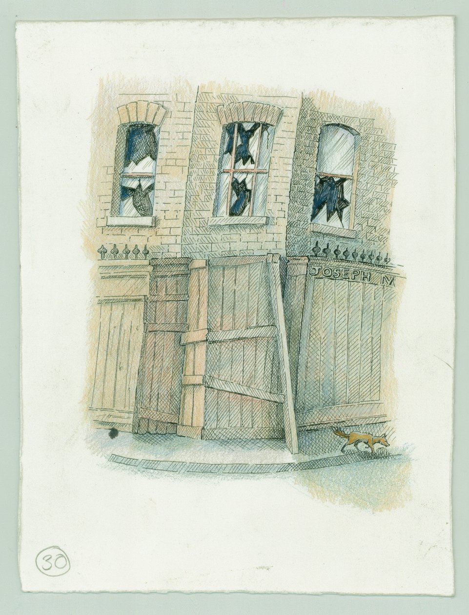 Scarborough német haditengerészeti bombázása, North Yorkshire, 1914, 2014. alkotó: Judith Dobie