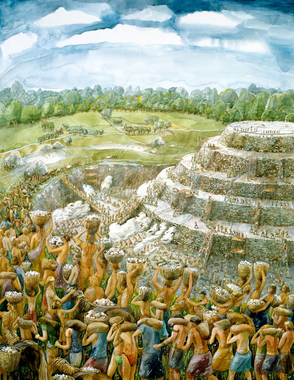 Silbury Hill, Kr.e. 2400, 1990-2010 alkotó: Judith Dobie
