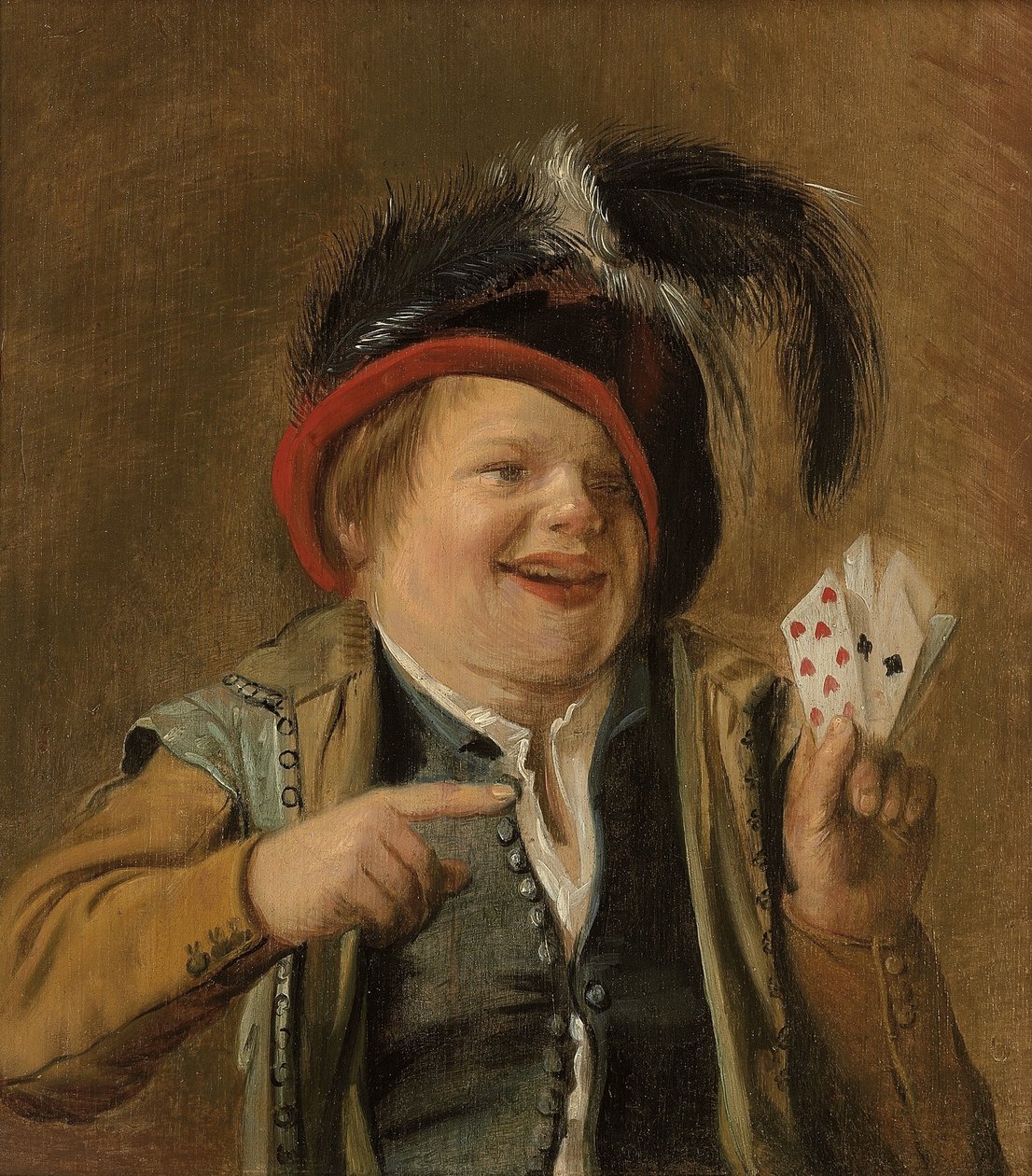 Kártyalejátszó alkotó: Judith Leyster