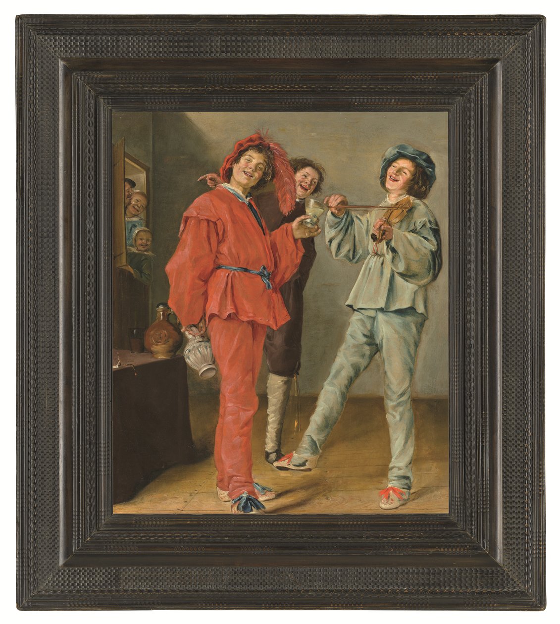 Merry Company (olaj, vászon) alkotó: Judith Leyster