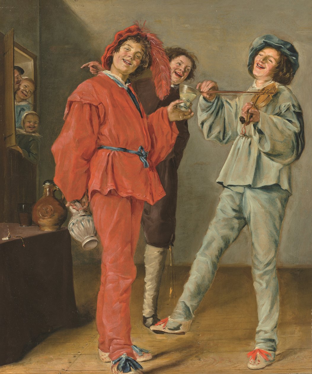 Merry Company (olaj, vászon) alkotó: Judith Leyster