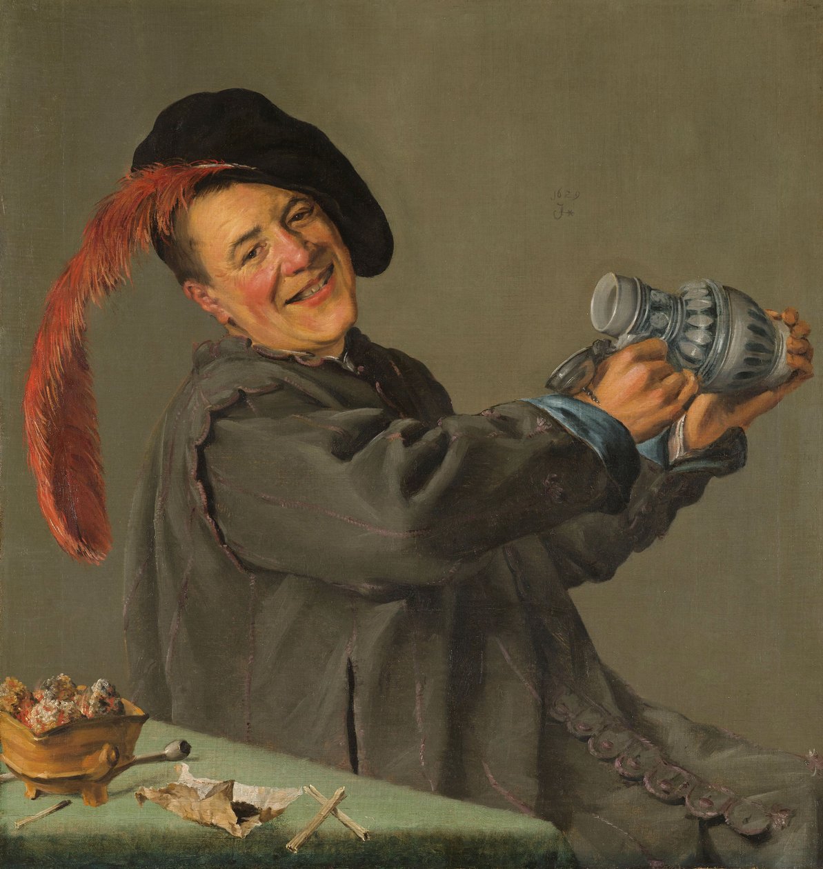 The Jolly Drinker, 1629 alkotó: Judith Leyster