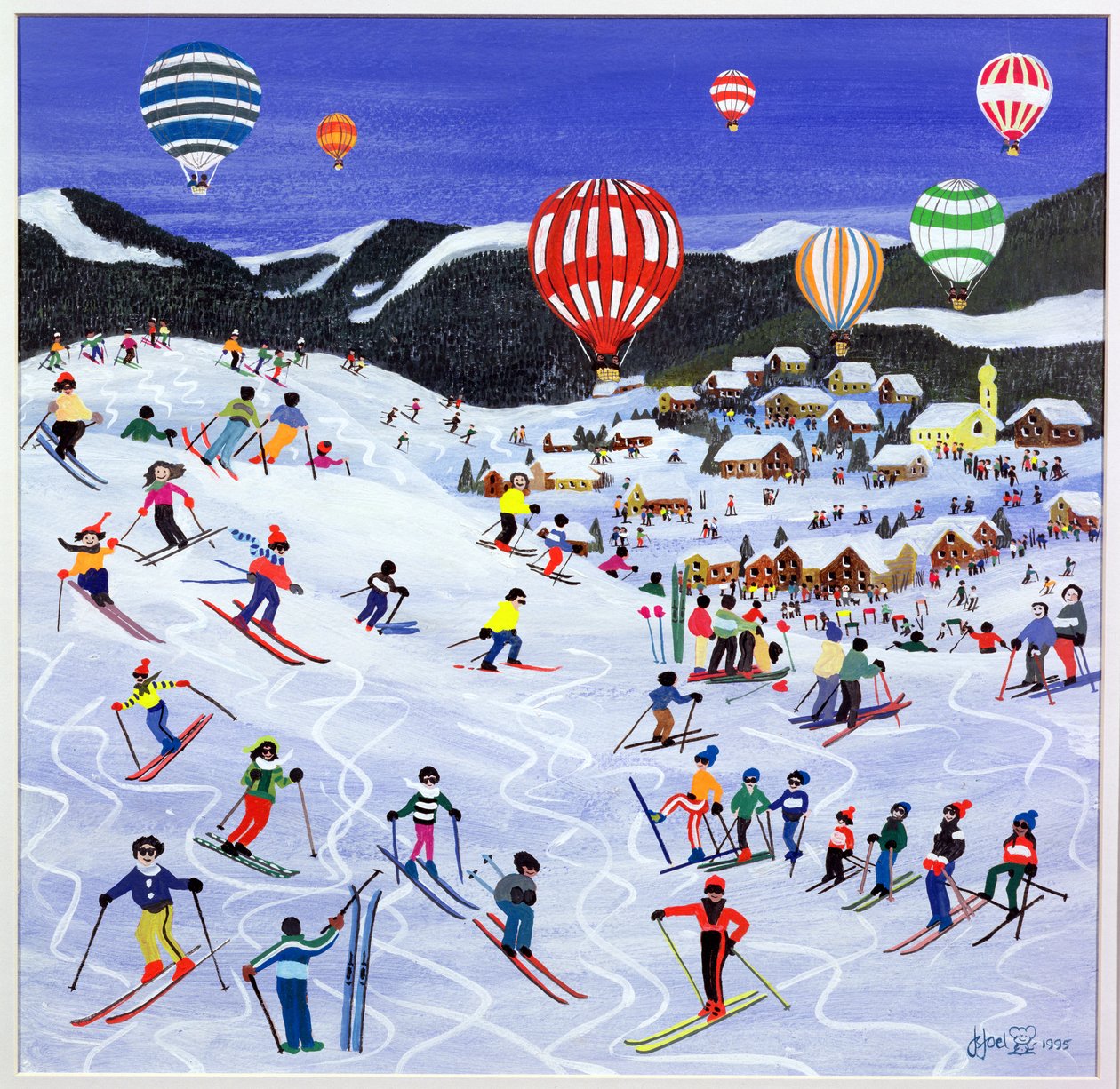 Légballonozás a pályán, 1995 alkotó: Judy Joel