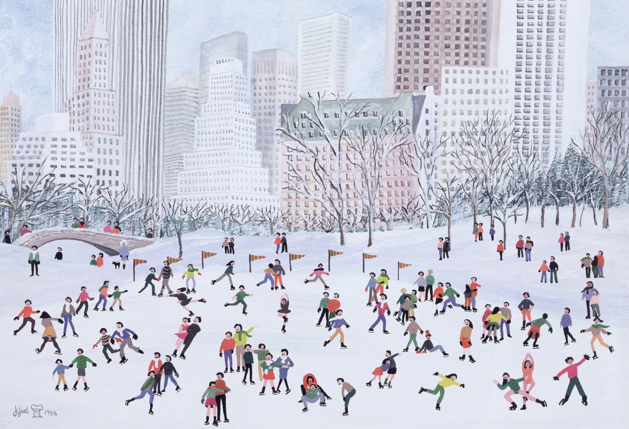 Korcsolyapálya, Central Park, New York, 1994 alkotó: Judy Joel