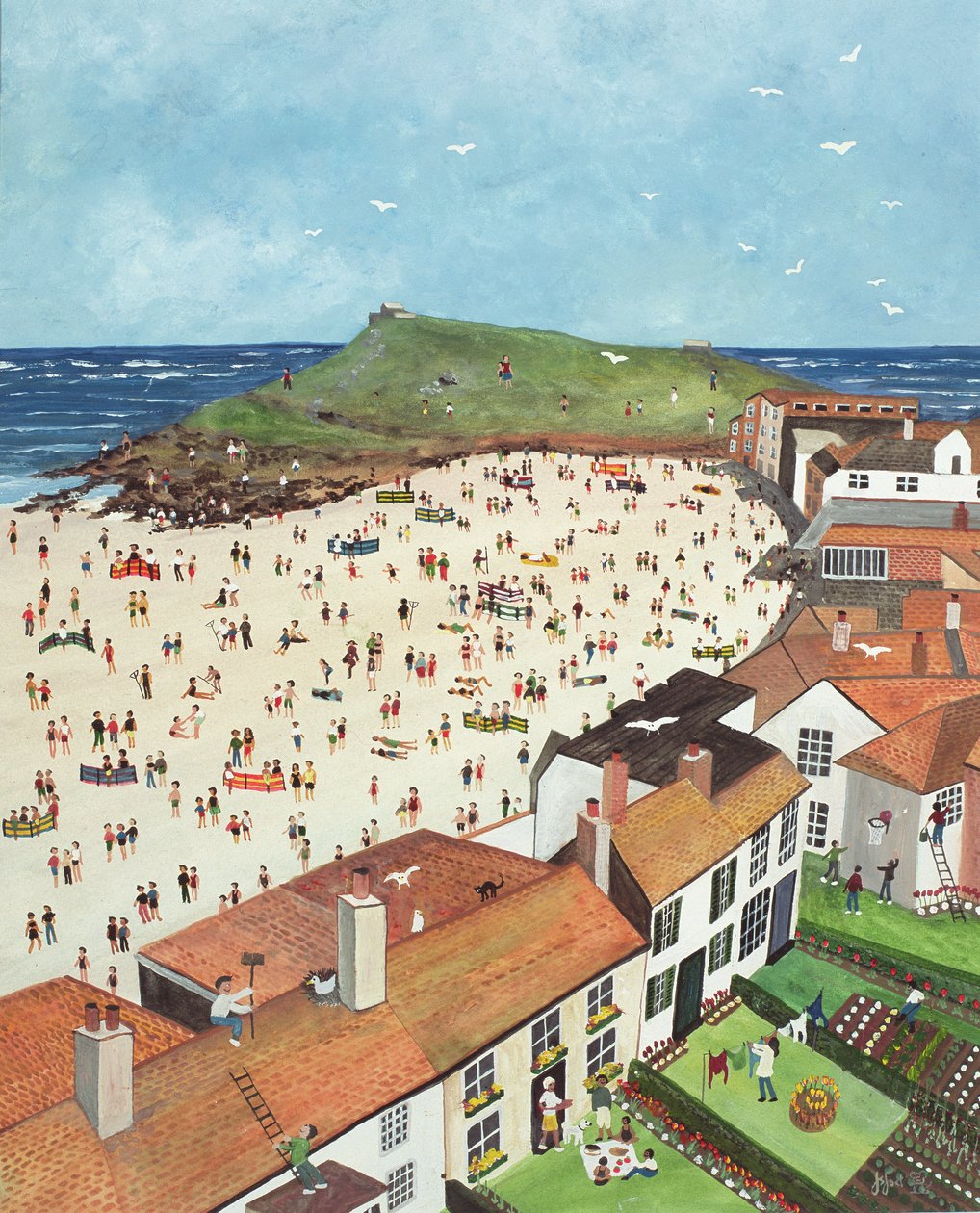 Kilátás a St. Ives-i Tate Galériából alkotó: Judy Joel
